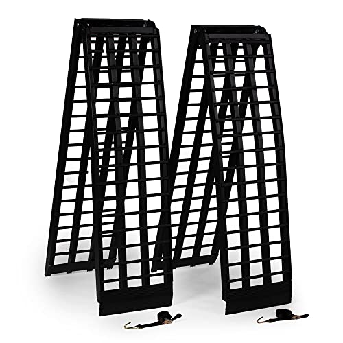 Titan Ramps 10 FT HD 4 Beam Arched UTV Loading Ramps, Pair Black