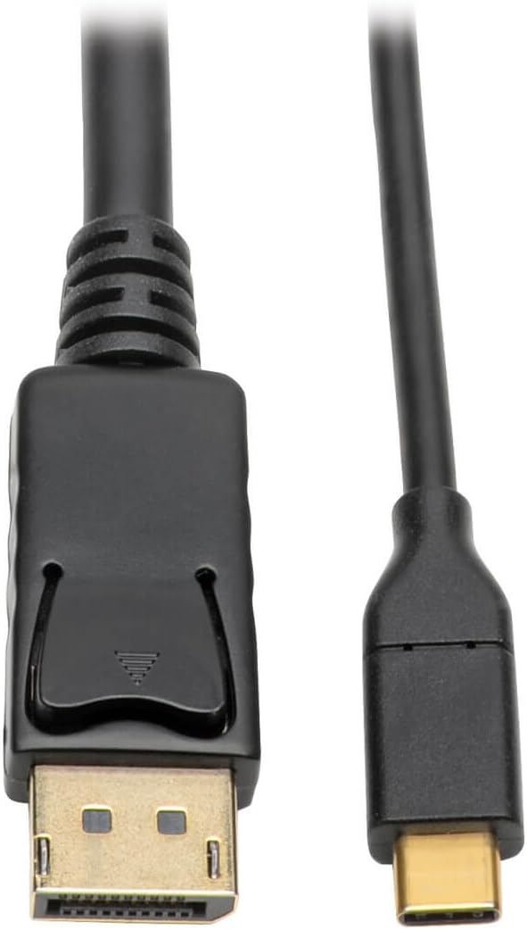 Tripp Lite USB-C to DisplayPort 4K Active Adapter Cable USB Type C to DP (M/M), 3.05 m (U444-010-DP), black, 10 Feet