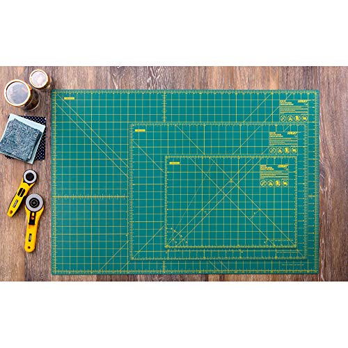 2 OLFA+Double+Sided+Self+Healing+Rotary+Mat