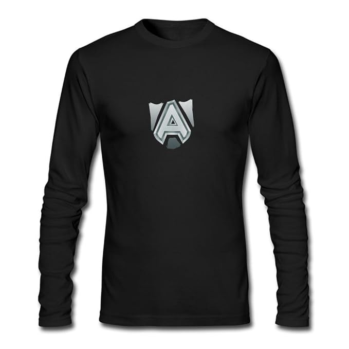 Amazoncom Xiuluan Mens Alliance Logo Dota2 Long Sleeve T