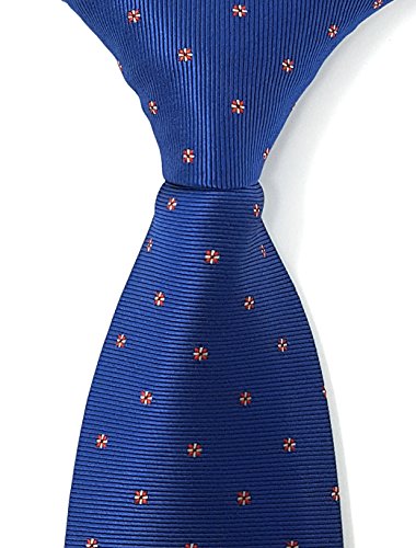 Labiyeur Fine Stars Medium Men's Tie Necktie (Blue)