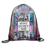 Gtaiquxin Why Don't We Unisex Drawstring Gym Sack Sport Bag