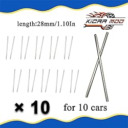 WAVEIST 1/64 Model Car Axles for Model Cars,10 Sets