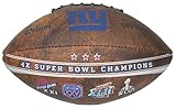 Gulf Coast Sales NFL New York Giants Commemorative 4X Champ Football, 9-inches