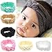 Defitck Baby Girls Headbands set Newest Turban Head Wrap Knotted Hair Band Baby Hair Accessorie (ted003-7PCS ) OS Multi-Color