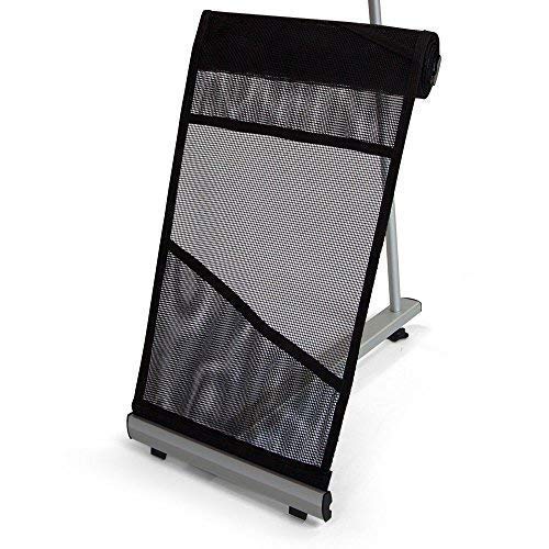 Mesh Floor Brochure Rack Roll Out Brochure Holder 4 Pockets