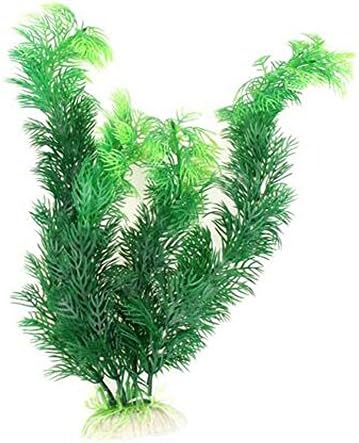 ChooseU 11.81 inch Underwater Artificial Aquatic Plant Ornaments Aquarium Fish Tank Green Water Grass Decor Landscape Decoration Green