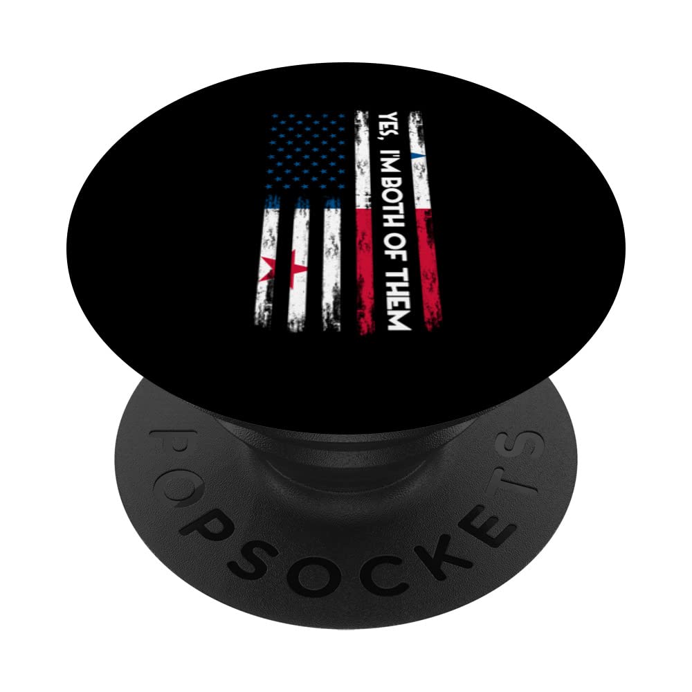 yes, I'm both of them Panamian Panama Panamian PopSockets Swappable PopGrip