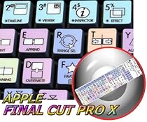 APPLE FINAL CUT PRO GALAXY SERIES KEYBOARD STICKERS 12X12 SIZE
