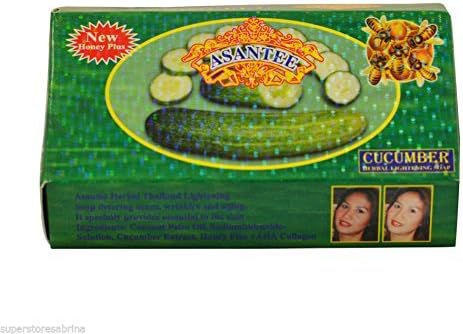 2 pcs. ASANTEE Cucumber HERBAL LIGHTENING SOAP 125g