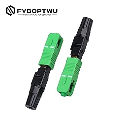 FYBOPTWU - 20 pcs SC-APC Fiber Optic Quick Assembly