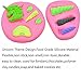 Dmaxia Unicorn Candy Molds,DIY Silicone Fondant Cake Cupcake Decoration Moluds for Birthday Party Handmade Unicorn Horn Ears and Eyelash Baking Set of 2