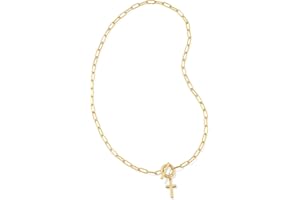 Kendra Scott Cross Link and Chain Necklace, Fashion Jewelry for Women