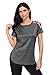 Women's cut out Cold shoulder Tops Casual Clothes Blouse Short Sleeve T Shirts for women