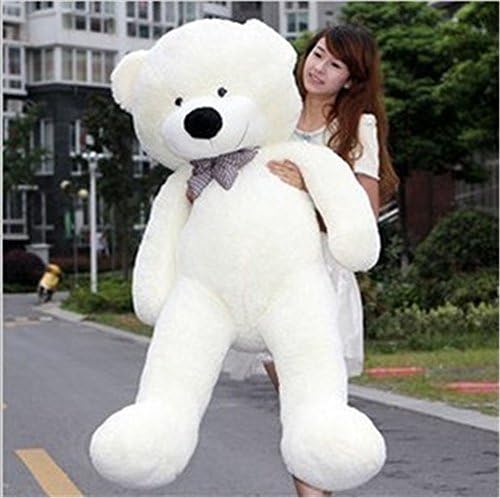 YXCSELL White Cuddly Giant Teddy Bear Super Soft Huge Plush Stuffed Animal Toys Doll 47 Inches for Valentine's Birthday Children's Day Gifts
