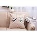 HIPPIH 4 Packs Square Pillowcases - 18 X 18 Inch Decorative Throw Pillow Cover