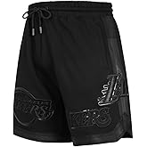 Pro Standard NBA Mens Mens NBA Classic Triple Black Cotton Double Knit Athletic Short