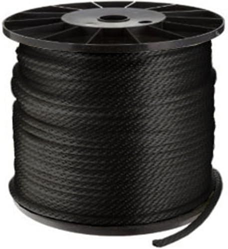 CWC Double Braid Nylon Rope - 1/4" x 600 ft., Black