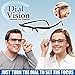 Dial Vision Unisex Glasses by BulbHead, Adjustable Lenses from -6D to +3D Power