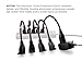 Solid Cordz 5 Pack Male to Female 1ft AC Extension Cords – Great for Outlet Management! [UPDATED 2016 EDITION]