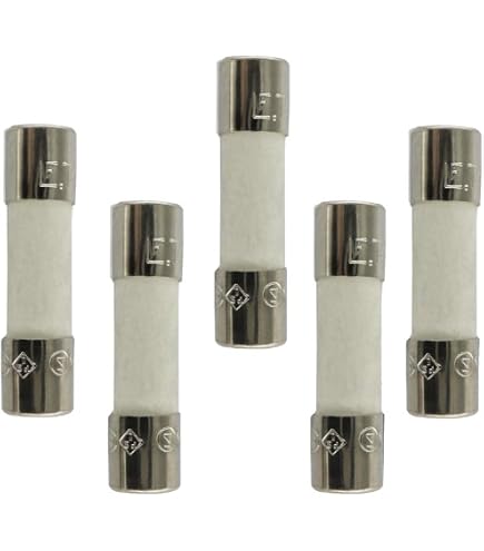 Fusibles De Acción Lenta 5x20 Mm - 10 Unidades, Cerámica, 250V, T4A, Para Equipos Eléctricos