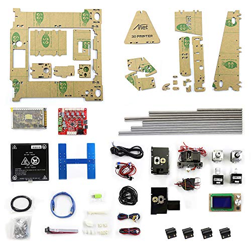 Anet A6 High Precision Big Size Desktop 3D Printer Kits Reprap Prusa i3 DIY Self Assembly LCD Screen