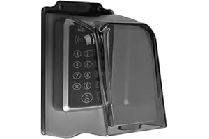 dgyezhao Plastic Doorbell Rain Cover, Plastic Doorbell Water Shield Waterproof Protector Doorbell Access Control Attachment for Door Access/Attendance Machine/Doorbell Chime(Grey)