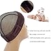 Sekass Hand Made Velvet Brown Wig Grip Scarf Head Elastic Comfort Headband Adjustable Wig Hair Band