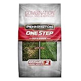 Pennington One Step Complete for Sun & Shade Areas, Bare Spot Repair Grass Seed Mix, 8.3 lb