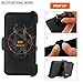 iPhone 5s Case, iPhone 5 Case Shockproof Belt Clip Kickstand Case with Built-in Screen Protector for iPhone 5/5S/SE - Black