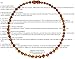 Mommy's Touch 100% Natural Amber Teething Necklace (Cognac) - Anti-Inflammatory & Teething Pain Reducing Properties Unisex Necklace With Twist-in Screw Clasp