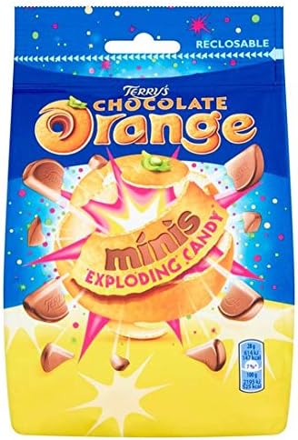 Terrys Terry's Chocolate Orange Exploding Candy Minis 125G