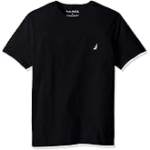 Nautica Men's Short Sleeve Solid Crew Neck T-Shirt (Small, Black 018)