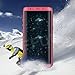 EFFUN Samsung Galaxy Note 8 Waterproof Case, IP68 Certified Waterproof Underwater Cover Dust/Snow/Shock Proof Case with Phone Stand, PH Test Paper and Floating for Strap for Galaxy Note 8 Pink