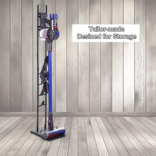 XGao Docking Station &Vacuum Cleaner Storage Tools Floor Stand for Shark, for Vax, for Dyson Handheld V6 V7 V8 V10 DC30 DC31 DC34 DC35 DC59 Cordless Vacuum Cleaners Holder (Black 508.711.5 in)