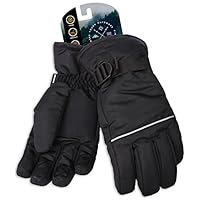 Tough Outdoors Winter Snow & Ski Gloves - Designed for Skiing, Snowboarding, Shredding, Shoveling & Snowballs - Waterproof & Windproof Shell & Reinforced Palm - Fits Men, Women & Kids (Medium)