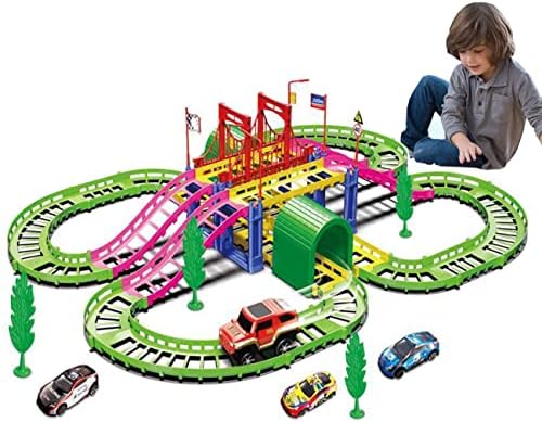 Alloy Rail Car Toys Set, Children's Electric Rail Car, Luminous and ...