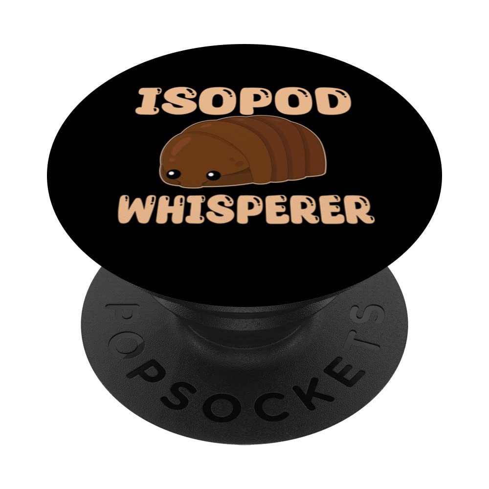 Cute Isopod Whisperer Costume Arthropod PopSockets Swappable PopGrip