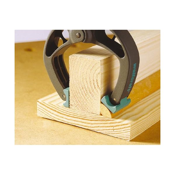 wolfcraft FZ 60 Federzwinge 3631000 / Kleine Klemme zum Fixieren des WerkstÃ¼cks mit einer Spannweite von 60 mm/Bedienung mit nur einer Hand mÃ¶glich – Bild 5