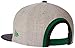New Era NCAA Notre Dame Fighting Irish Bind Back 9Fifty Snapback Cap, Small/Medium, Gray