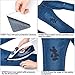 Iron On Patches for Clothing Jeans 30 PCS, Denim Repair Patches Kit 4.9 x 3.7 Inch, 5 Colors