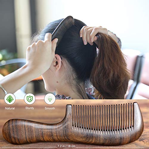 BESTOOL Hair Brush Set-Boar Bristle Hair Brush with Nylon Pins, Bamboo Paddle Detangler Brush, Detangling Adding Shine Brushes for Women Mens and Kids - Thumbnail 5