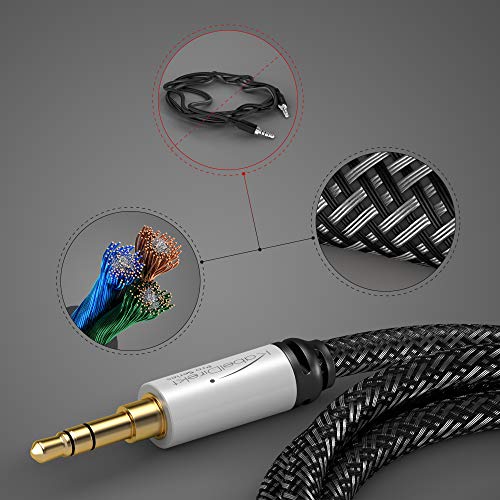 KabelDirekt 2ft Auxiliary 3.5mm headphone jack cable & Aux cord