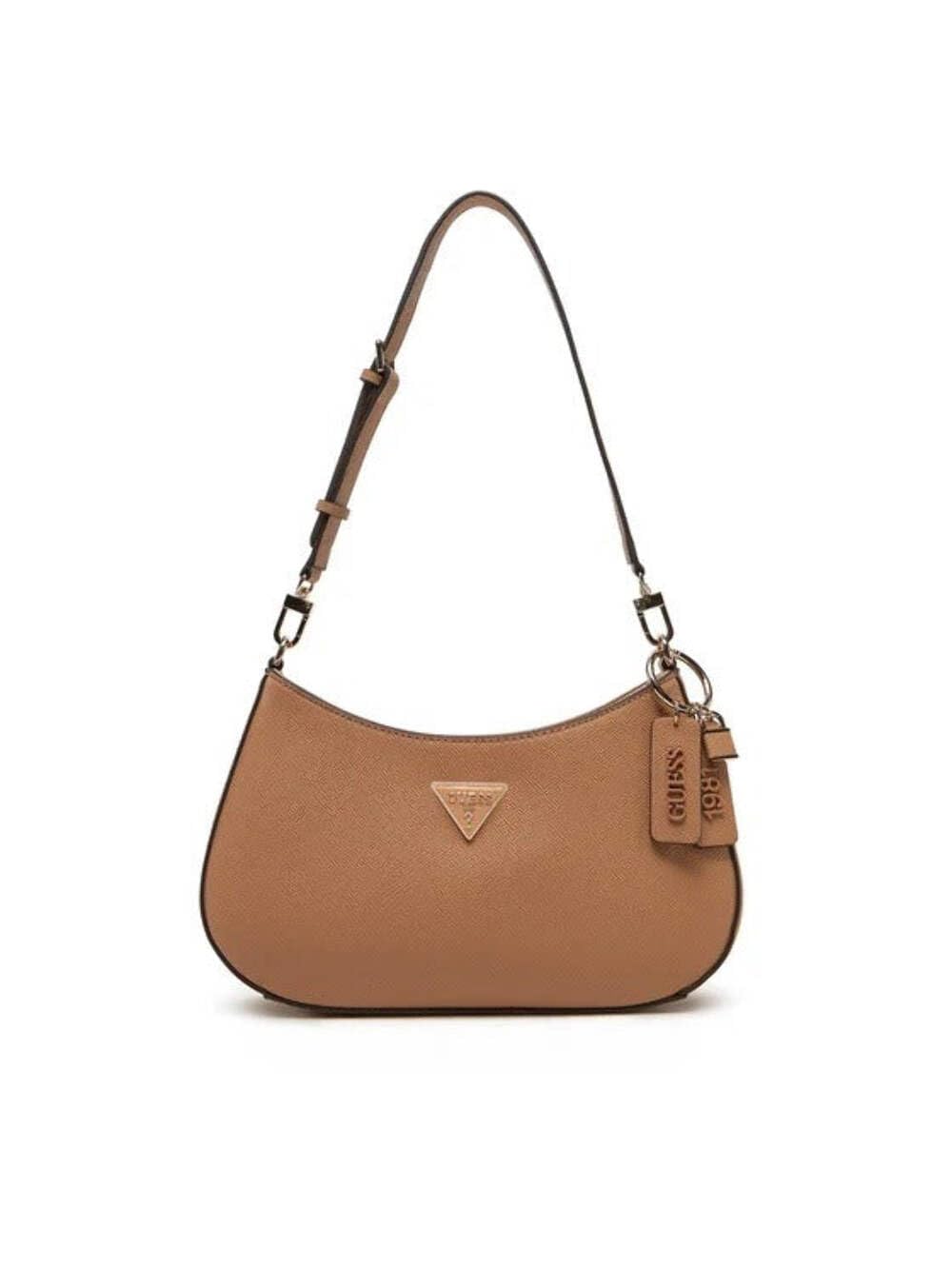 GUESS Noelle Top Zip Shoulder Bag, Beige