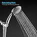 Shower Head,Handheld Shower Head, 6 Functions High Pressure Rainfall Shower Head Leakproof Filtered Shower Head with Hose and Adjustable Bracket, Stylish and Durable