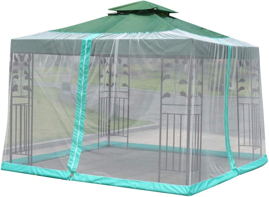 Amazon Com Jurong Outdoor Iron Tent Mosquito Netting Polyester Mesh Screen With Zipper Opening And Patio Water Tube At Base To Hold In Place Helps Protect From Mosquitoes Polyester Fiber White Sports