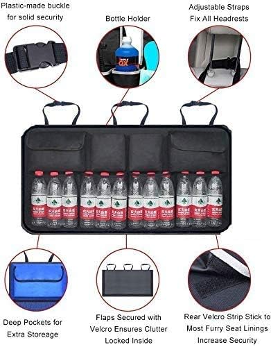 Snuopfy Car Boot Organiser, Waterproof Durable 8 Bags Car Seat Organiser - Image 5