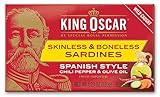 King Oscar Skinless & Boneless Sardines Spanish Style, 4.23 Ounce (Pack of 12)
