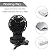Small Oscillating Fan, OXOQO Mini USB Desk Quiet Fan 2 Speed Modes Dual Blades for Room Office Desktop