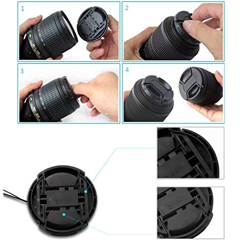 58mm Lens Cap Compatible with for Nikon &for Canon &for Sony Any Lenses with Ø 58mm Camera